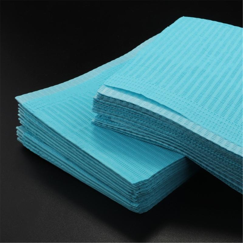125pcs Disposable Nail Art Table Mat Waterproof Beauty Paper Sheets Salon Pad for Home and Personal Use