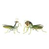 Tooarts Praying Mantis Wall Ornaments Iron Insects Mini Animal Craft Garden Micro Landscape Photography Props