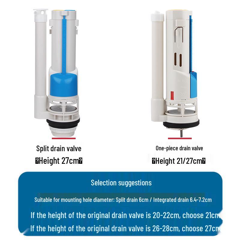 WDI Water-Saving Flush Valve Kit for Squat Toilets