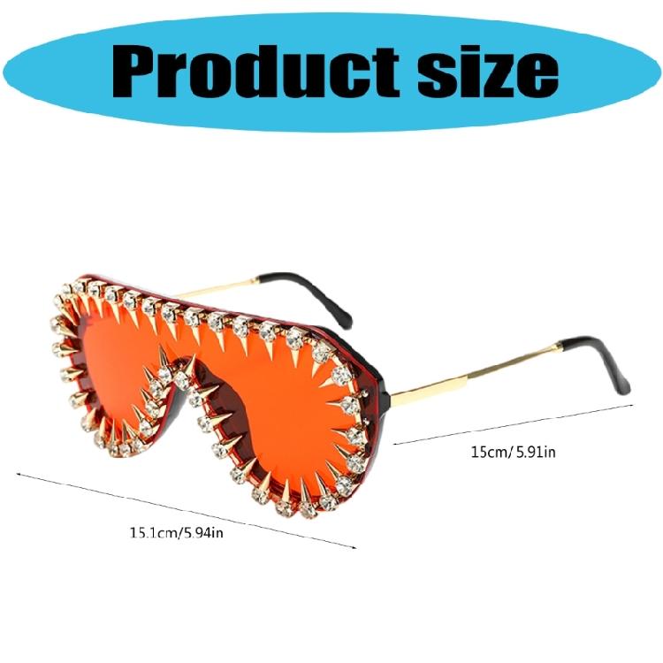 Popular Crystal Studded Frame Sunglasses for Youth Adult Fashion Enthusiasts Eyeglasses for Various Occasion and Outfit