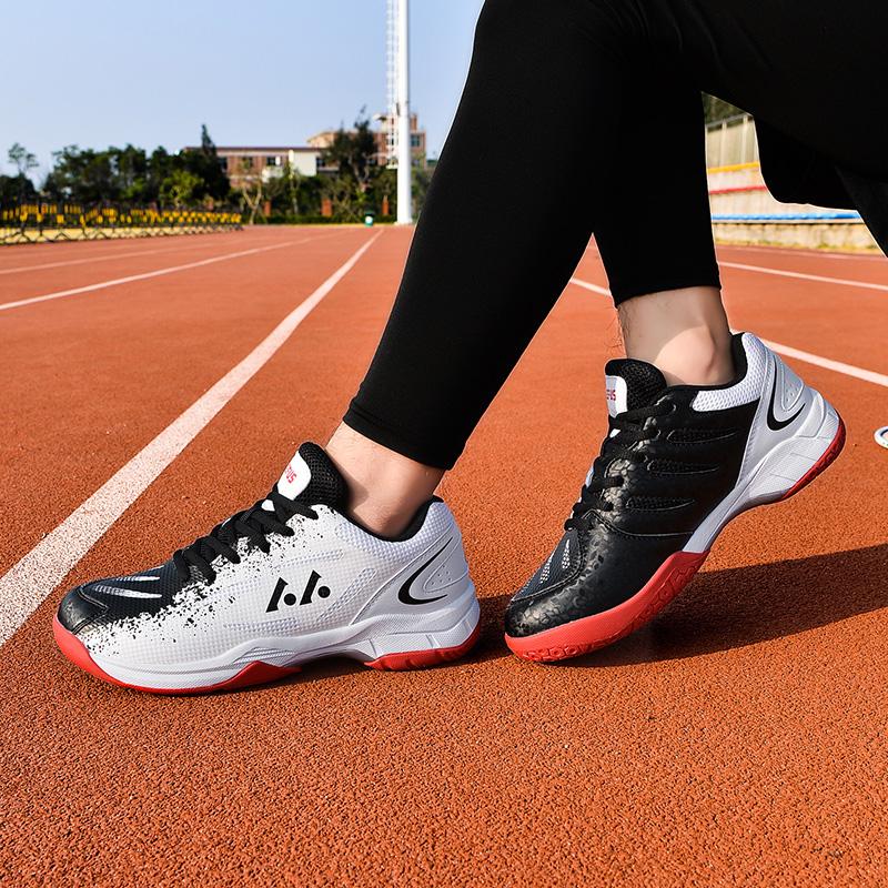 LEFUS Młodzieżowe dorosłe wysokiej jakości amortyzacja antypoślizgowe i odporne na zużycie sportowe buty do badmintona buty treningowe