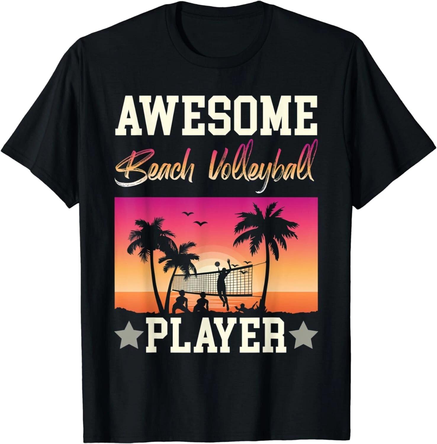 Awesome Beach Volleyball Player Beach Volleyball Gift Unisex T-Shirt 3XL