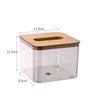 Tissue Clear Box Napkin Household Transparent Rectangular Wooden Modern Desktop Creative Transparent Table Tissue Box  Holder