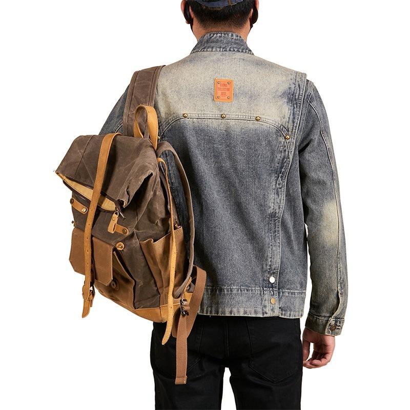 Heavy Gradient Handsome Denim Jacket for Men New American Retro Workwear Denim Top