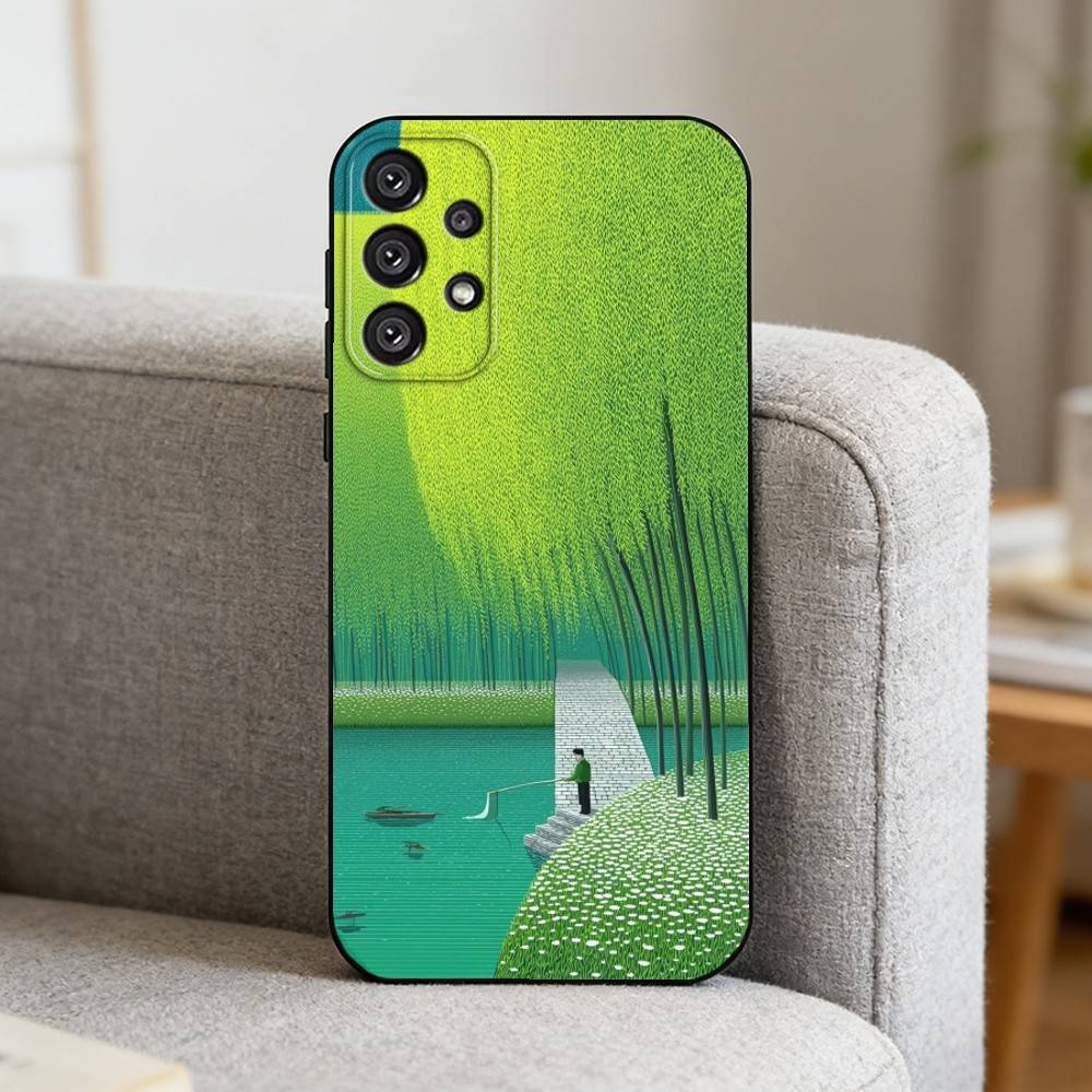 H-Human And Natural Scenery   Phone Case For Samsung S25,S24,S21,S22,S23,S30,Ultra,S20,Plus,Fe,Note,10,9,5G Black Cover