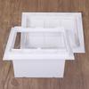 1Pc Access Panel Inspection Hole Pvc Access Doors Wall Ceiling White Hatch Cover Universal Plastic Push-Type Inspection Port