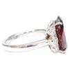 HEIWADO&CO. Pt950 9.232ct Garnet 0.47ct Diamond Ring ring PlatinumUsed