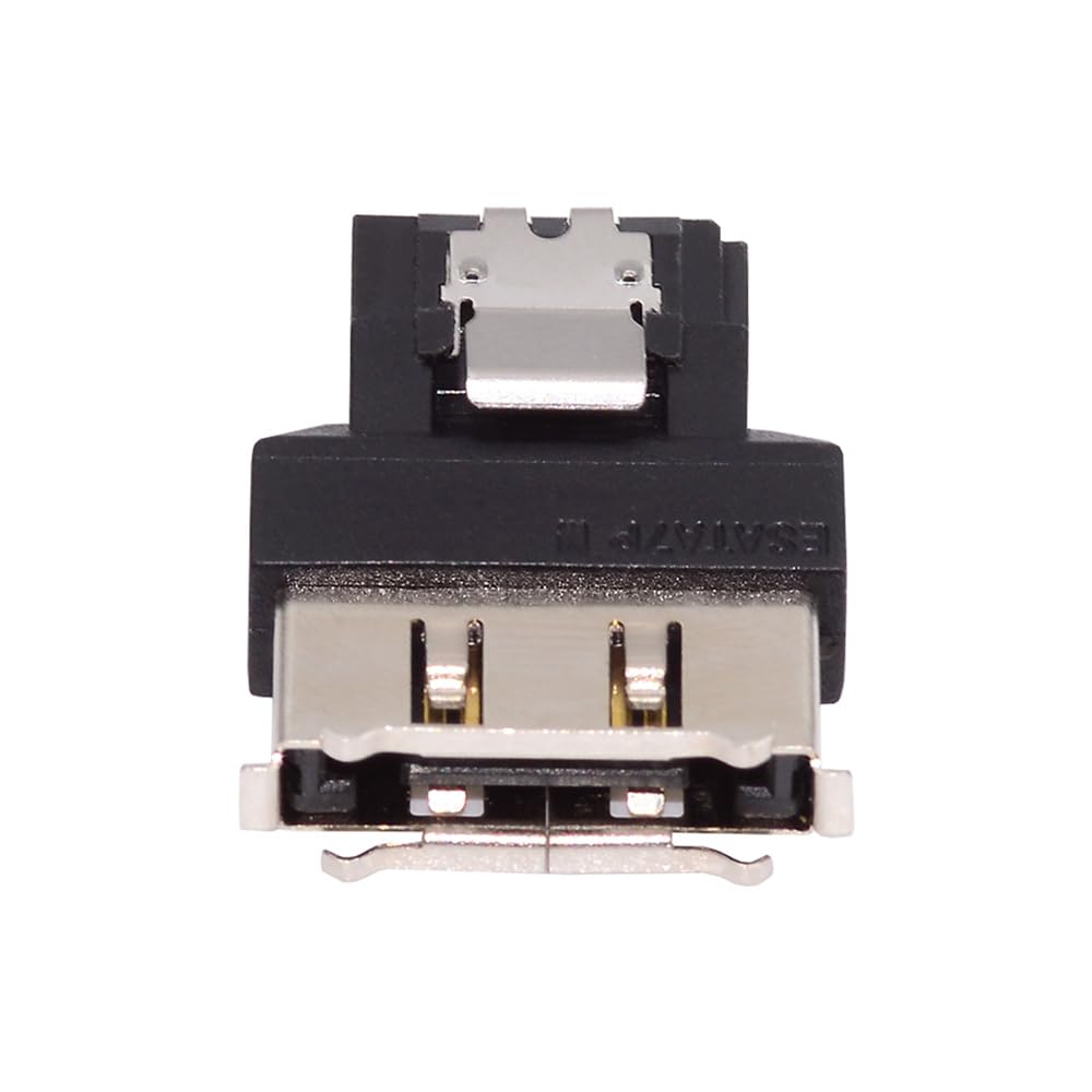 Cablecc SATA To ESATA External ESATA To SATA Adapter Extender for SSD Disk 2pcs/lot 7-Pin Male-Female &