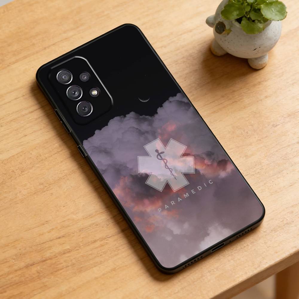 EMT EMS Ambulance  Phone Case For Samsung Galaxy A73,A72,A71,A70,A52,A51 Others Soft Black Cover
