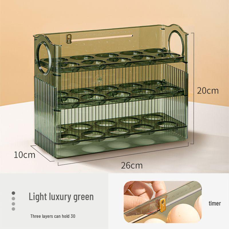 

Холодильник Боковая Дверь Коробка для Хранения Яиц зелёный