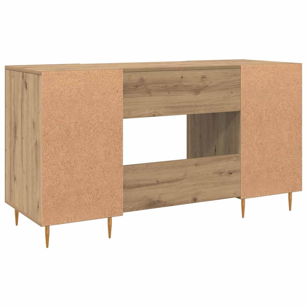 Artisan Oak Desk 140 x 50 x 75 cm Particleboard