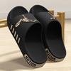 Summer Mens Slippers Outdoor Mans Sandals Lightweight Mens Beach Shoes Soft Bottom Indoor Home Slippers Non-Slip Bathroom Slides