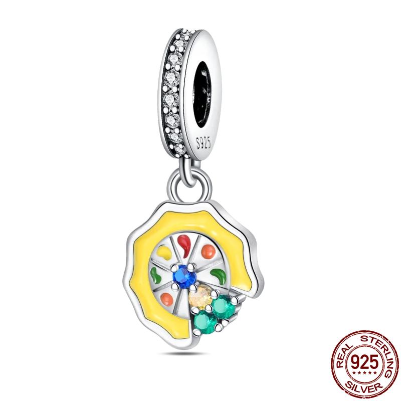 Copper Chocolate Candy Coffee Strawberry Cake Afternoon Tea Charms Beads Fit 4Mm Hole Diamete Bracelets Diy Jewelry