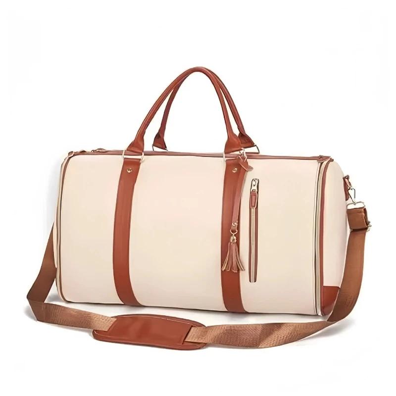 Folding Suit Bag Large Capacity Lady Handbag Convenient Crossbody Travel Business Duffel Bag Strong Strong Strong
