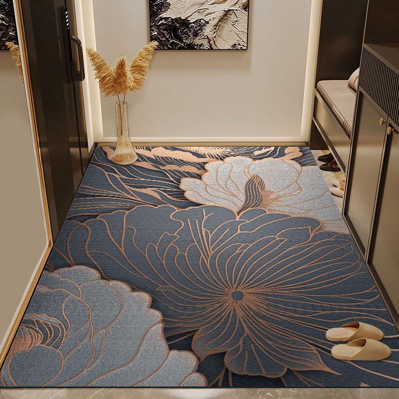 

Нескользящие, грязеотталкивающие коврики из ПВХ для входа — прочный и не требующий стирки ковер для домохозяйств 100x120 cm