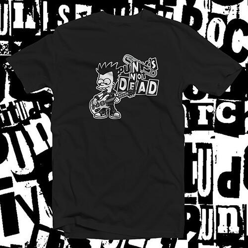 Punk s Not Dead #3 COTTON T-SHIRT Classic  70s  80s CBGB New York Ramones Clash Unisex T-Shirt S