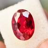Natural Red Ruby Loose Gemstone Mozambique 11 Ct Oval Cut for Jewelry Making and Gem Collections