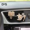 2 Stück Auto-Aromatherapie-Entlüftungsclip, luxuriöser Strass-High-Heel-Handtaschen-Lufterfrischer, Luftauslass-Dekorationsklemme, Auto-Innenzubehör