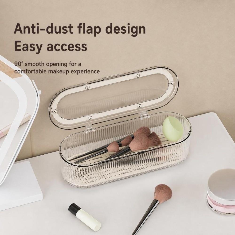 With Lid Makeup Brush Storage Box Large Capacity Makeup Tool Holder  Bathroom