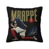 Custom Mbappes KM Football Soccer Star Pillow Case Decoration Fashion Physical Culture Chair Cushion Square Pillowcase