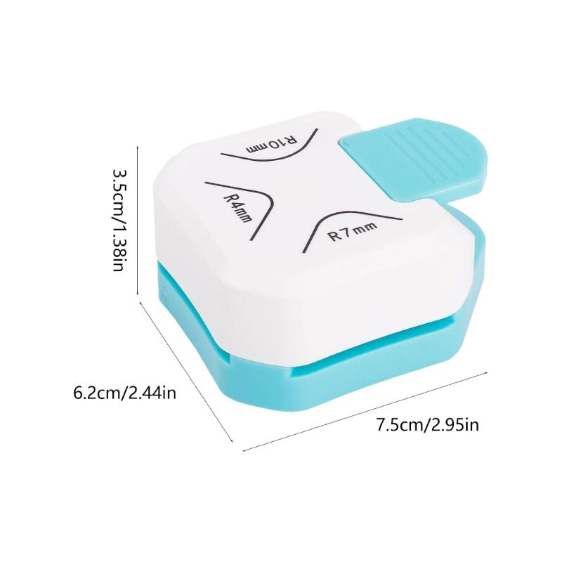 Sturdy ABS Metal Corner Punch for Cutting on Card Scrapbooks Photos Sturdy Construction