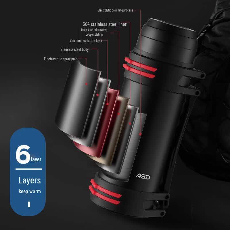ASD 304 Stainless Steel Vacuum Travel Thermos