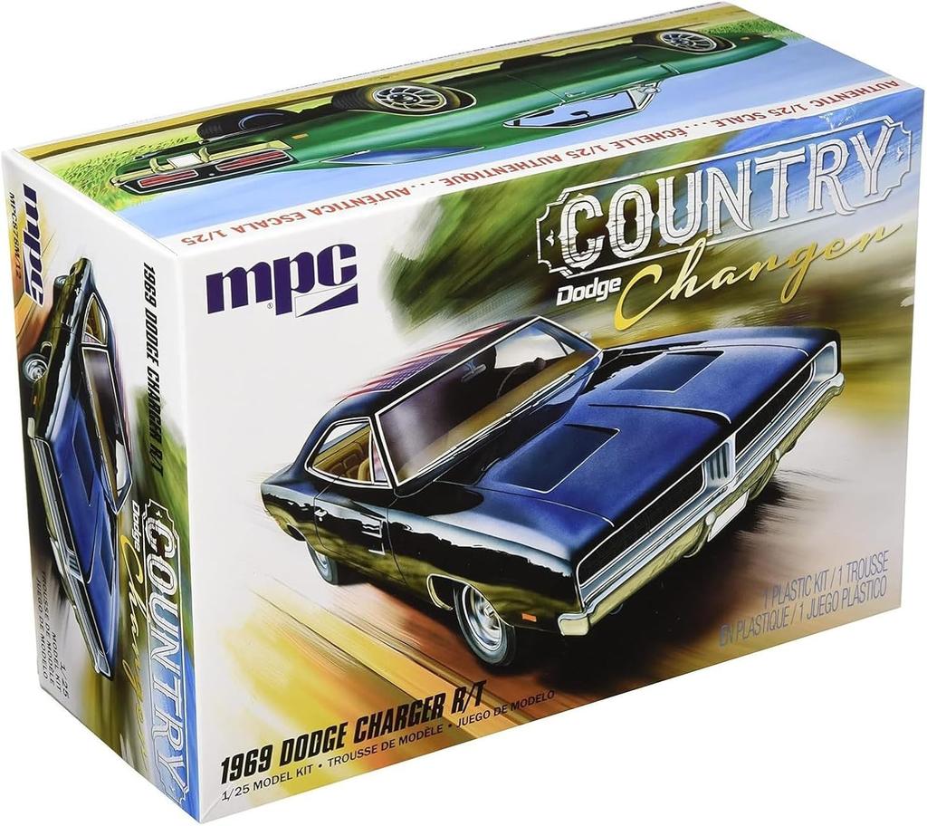 MPC 1969 Dodge Charger Country Charger Plastic Model Kit MPC878 1/25 R/T