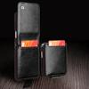 QIALINO For Samsung Galaxy Z Flip5 5G Genuine Cow Leather+PC Phone Case Card Holder Slim Fit Cover