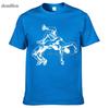 Funny Printed Men T Shirt Newest Wrestling Muay Thai T Shirt Casual O Neck Short Sleeve