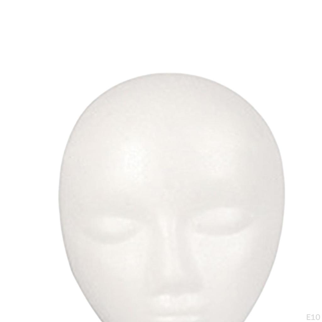 Mannequin Hoofd Brillen Hoed Display Witte Mannequin Pruik Haardeel Standaard voor Haardelen