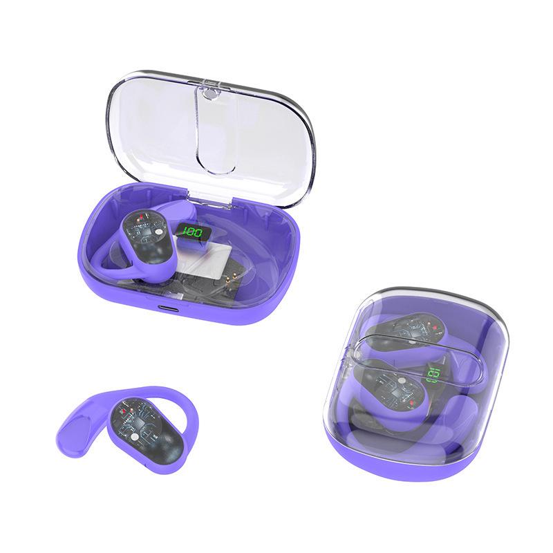 OWS High-End Bone Conduction Bluetooth Headset with Digital Display