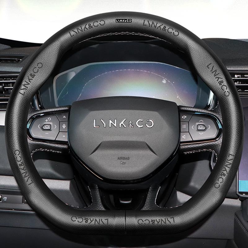 Lynk & Co Lenkradbezug für Modelle 01-09, Ganzjahres-Anti-Rutsch-Sportdesign