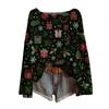 Women's Round Neck Lightweight Sweater Casual Long Sleeve Knit Pullover