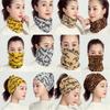 Unisex Cotton Ring Neck Scarf Headbands Autumn Winter Warm Soft Face Cover Outdoor Sports Warmer Snood Collar Headwear