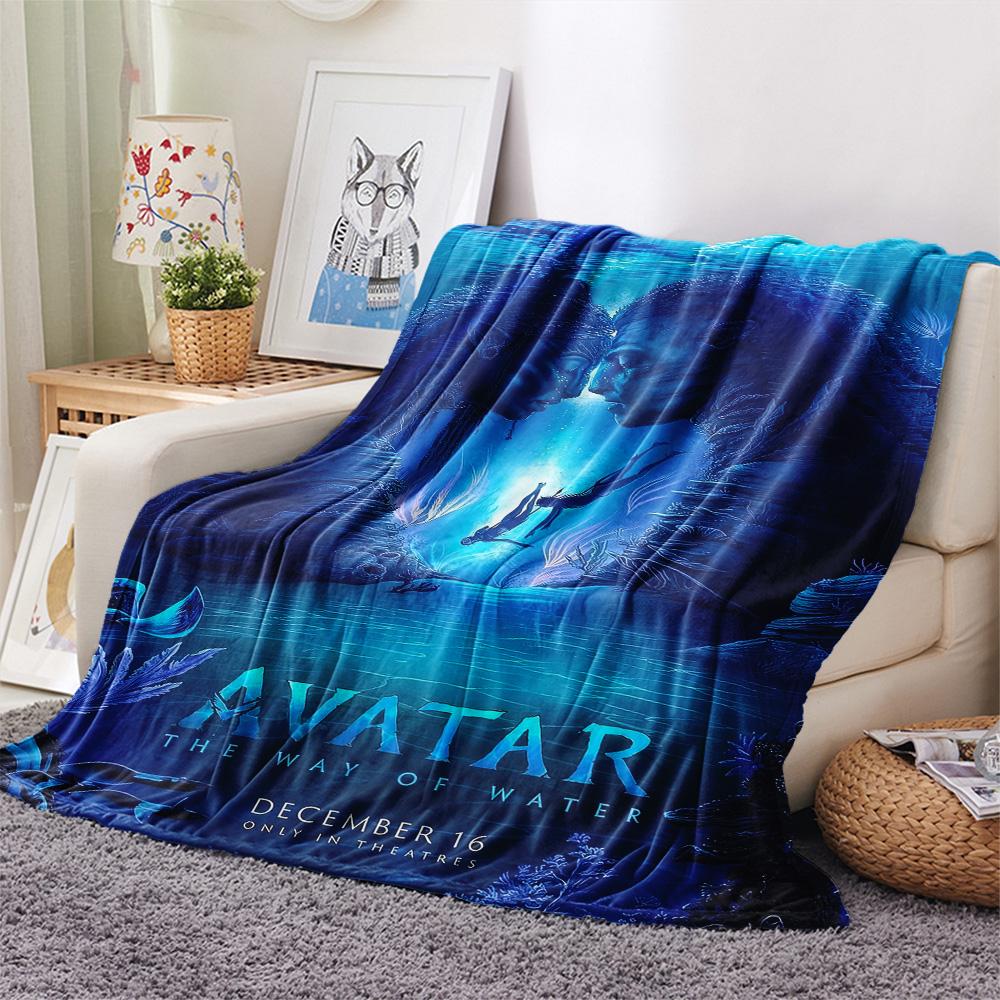 1 Stück Avatar-Print Flanelldecke, Hohe Qualität, Bequem für alle Jahreszeiten, Heimdekoration, Wärme und Komfort, Perfekt für Weihnachtsgeschenke
