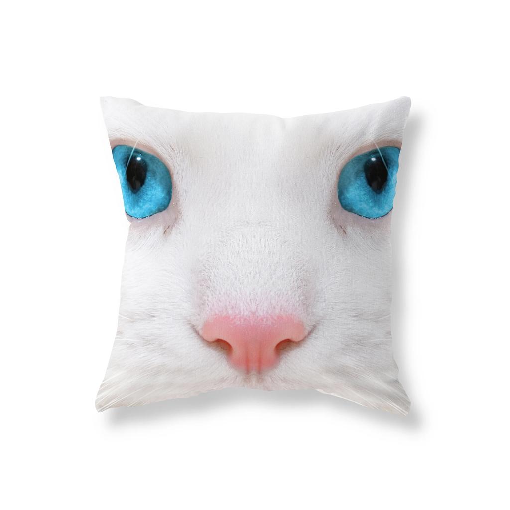 Cute Funny Black Cat Pillowcase   Sofa Car Decoration Office Game Chair Cushion Cover Room Home