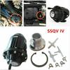 1x New SQV Turbo Blow Off Valve Aluminum With a 2.5" Flange Adaptor Black
