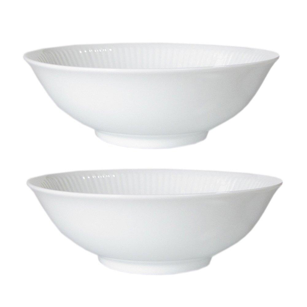 

Royal Copenhagen White Fluted Bowl Pair, Cereal/Salad Bowl, 16cm, 2408033 [Parallel Import]