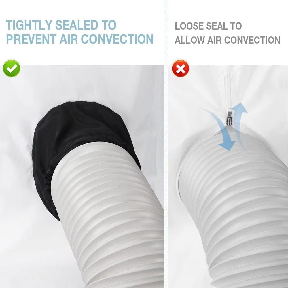 Double Opening Portable Air Conditioner Window Seal Window Vent Kit  For Push Up Windows