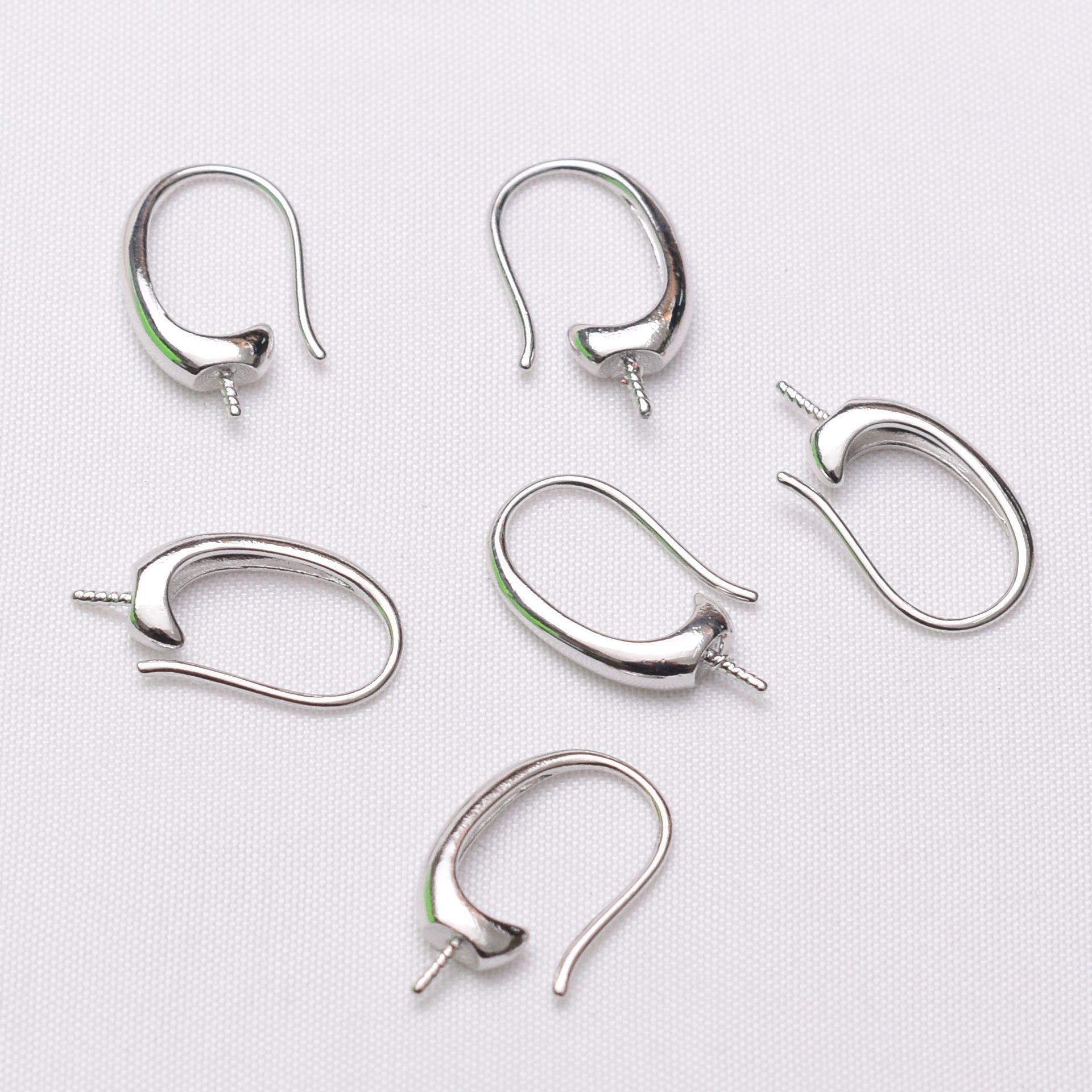 

10 шт. 18-каратного золота с полуотверстием из жемчужины, серьги-крючки, работа в процессе, аксессуары, самодельные блестящие серьги ручной работы, ювелирные изделия