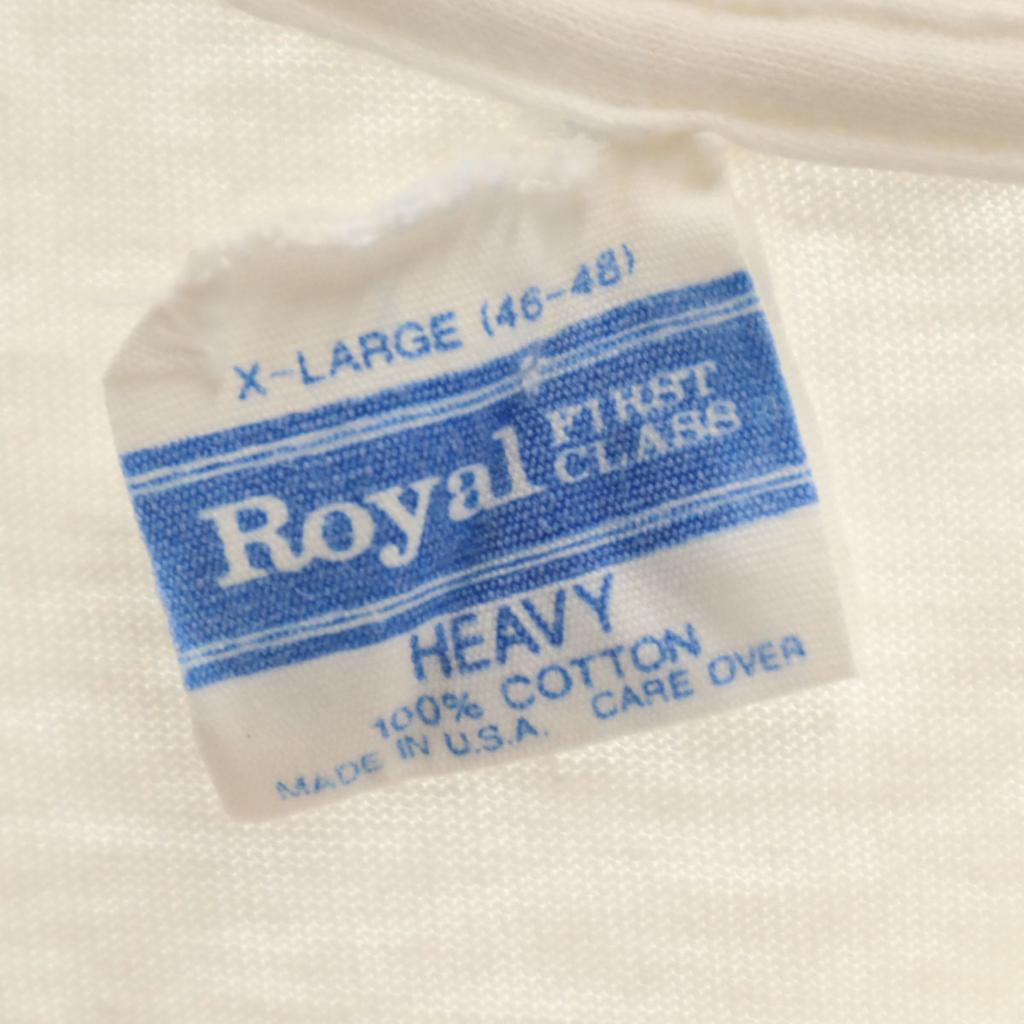 Royal 80s Vintage USA Made University of Iowa Eagle Short Sleeve Single Stitch T-shirt Women Used