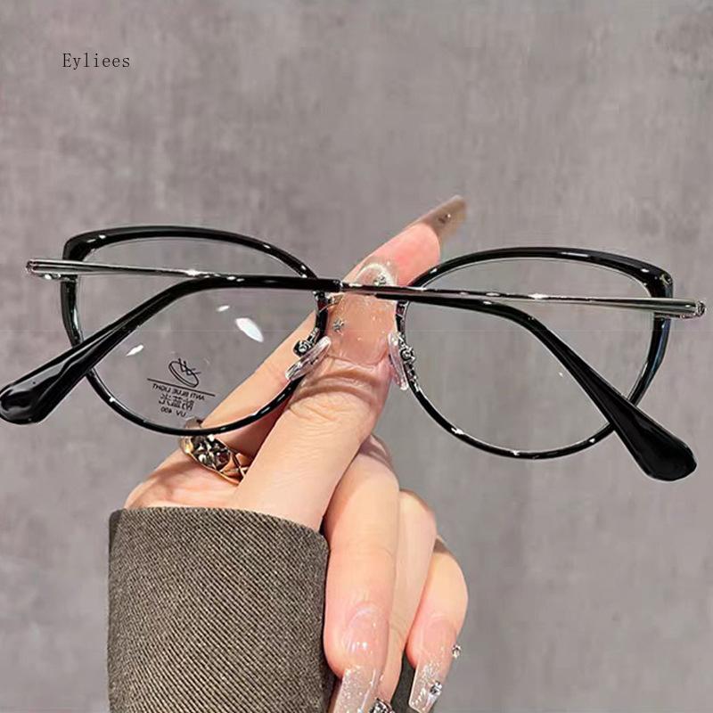 Anti-Glare Computer Readers Cat Eye Reading Glasses Personalized Blue Light Blocking Eye Protection Glasses Eyeglasses