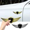 Car 3D Chrome Metal Corporation Emblem Car Body Wings Stickers Accessories for Mercedes Benz AMG A B C E G W212 W213 W214