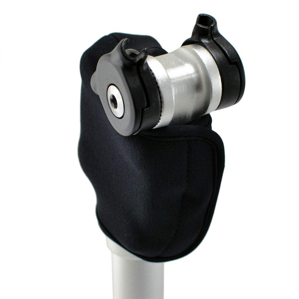 SR SUNTOUR SP12 NCX Suspension Seat Post with Protective Cover VK2297 27.2X400mm, Silver,