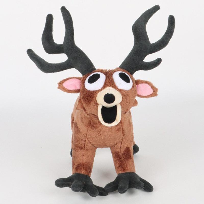 Non-Toxic Instock 99Nights In The Forest Deer Keychain Plushie Doll Game Peripherals Bag Stuffed Decor Toy Plush Cartoon Deer
