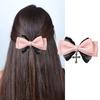 Bow Elegant Hair Clip Large Bowknot Sweet Lace Barrette Hairpin Women Lady