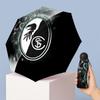 SC Freiburg FC Mini 5 Fold Pocket Umbrella Compact Lightweight Anti UV Rain Sun Protection Umbrella Portable Travel Umbrella