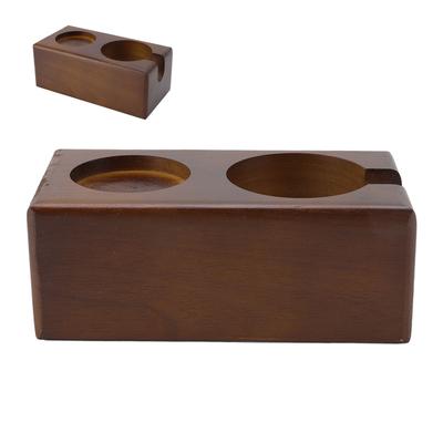 Coffee Tamper Holder Beech Distributor Storage Rack Coffee Bar Accessories for 58mm Tamper
