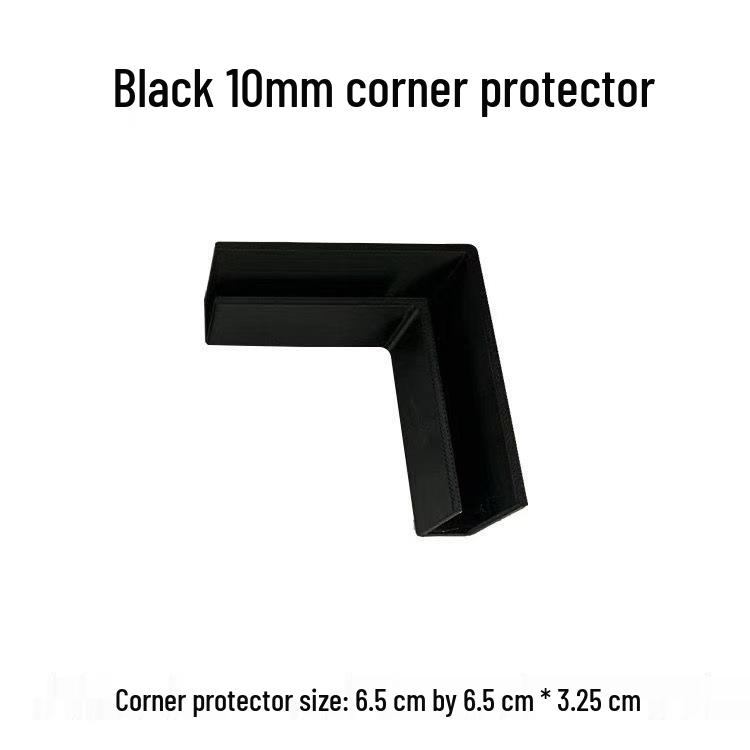 Fish Tank 90° Corner Protector: Anti-Collision High Shoulder Clip for Glass Grooves