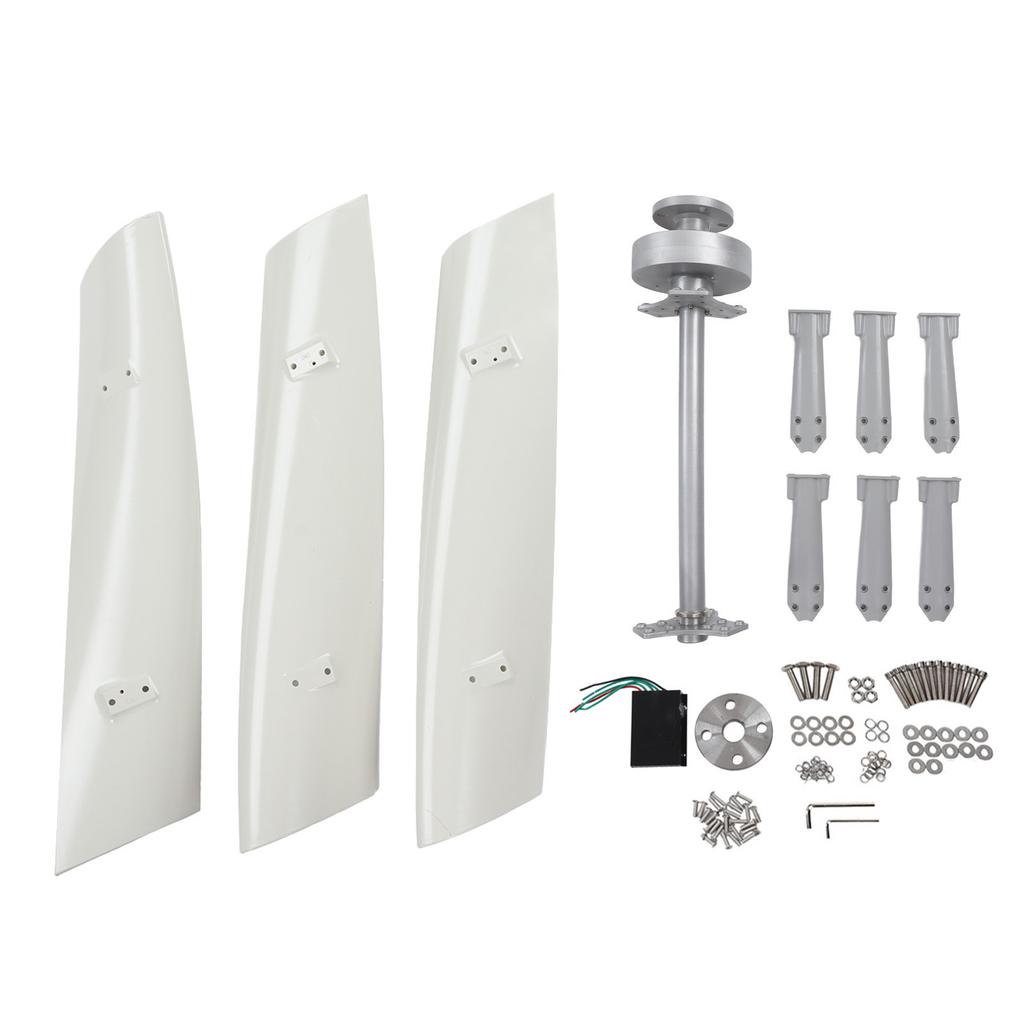 Maglev Vertical Wind Turbine 300W Aerodynamic GFRP Blade Low Torsion Vibration Quiet Wind Power